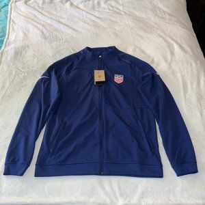 Nike USMNT Academy Pro Soccer Men Slim Fit Jacket DH4752-421 Size Large